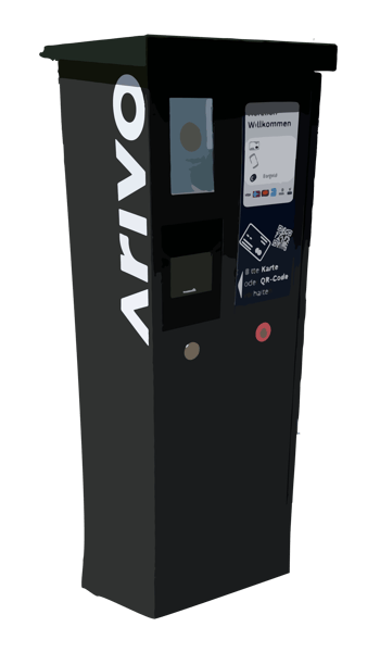 Die Parking Säule bzw. das Arivo Parking Terminal ist ein Bezahlsystem von Arivo Parking Solutions um die Parkgebühren zu bezahlen