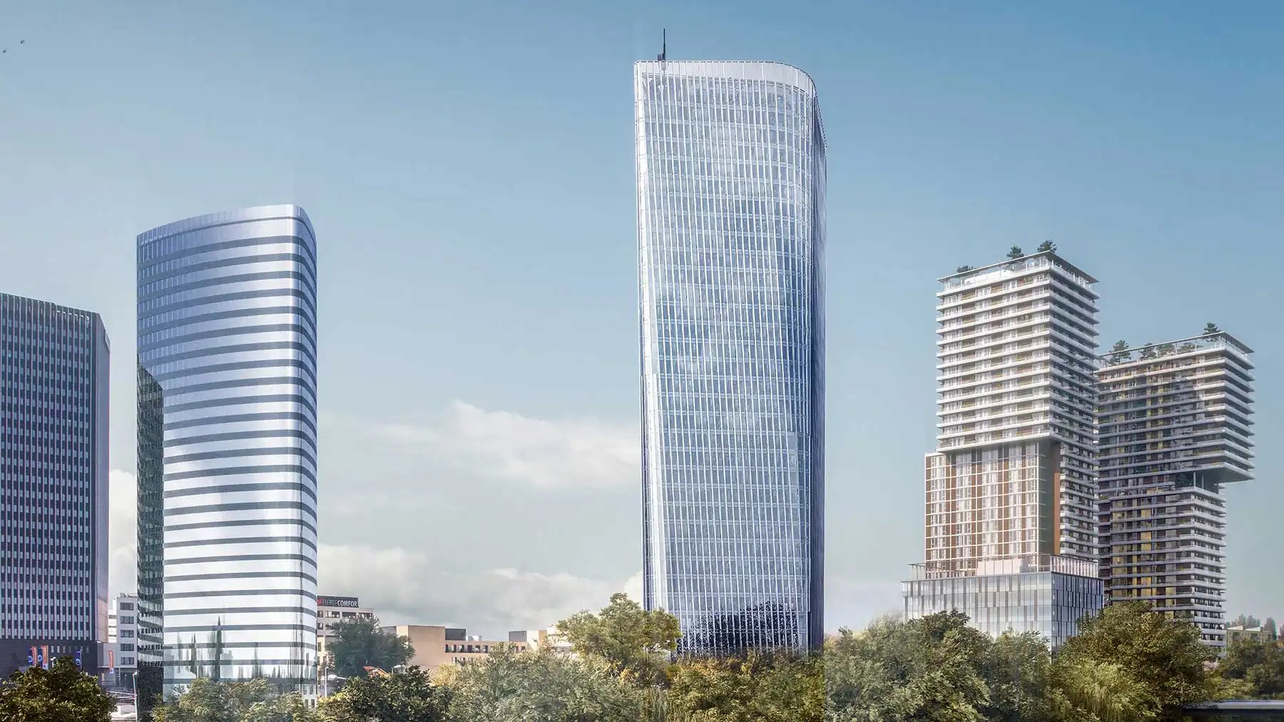 The Austrotower is now equipped with the Arivo parking system