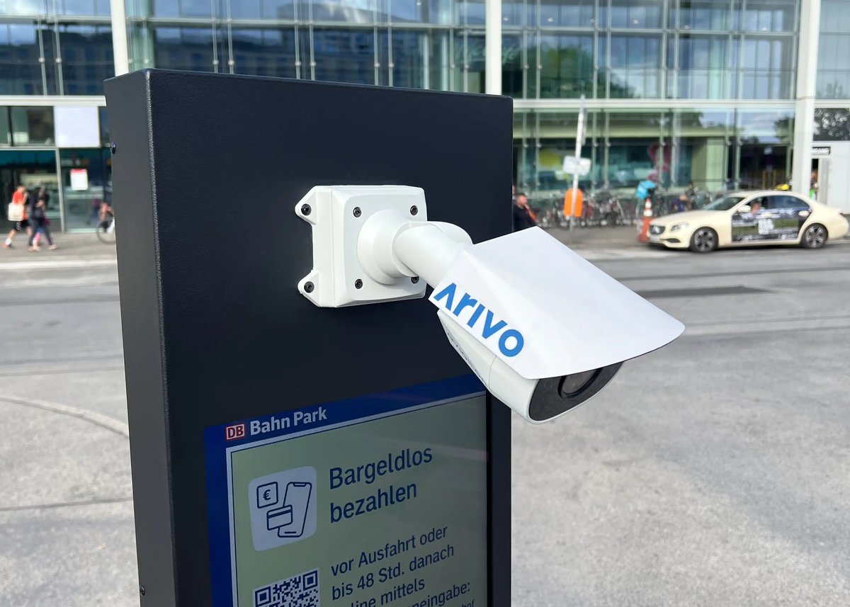 Arivo licence plate recognition in use at the east train station in Berlin (Germany)