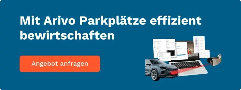 Mit Arivo Parkplätze effizient bewirtschaften. Angebot anfragen.