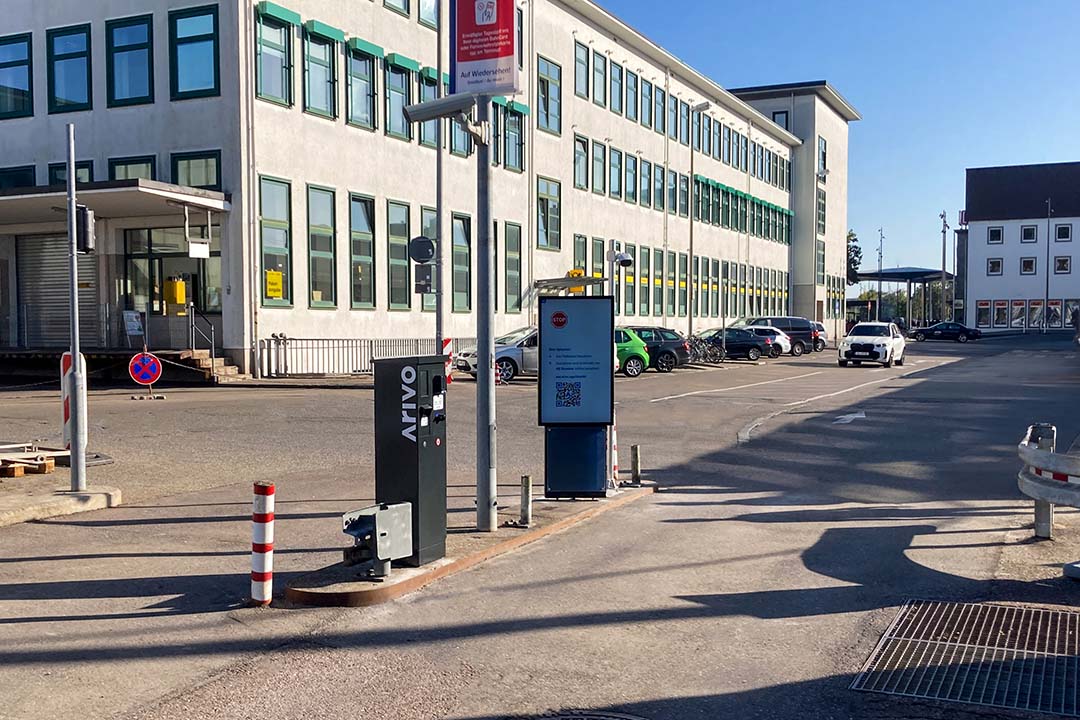 Arivo freeflow parking solution in use at Ulm main station