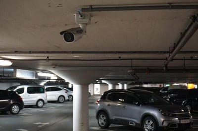 Dornbirn city garage equipped with Arivo`s license plate recognition