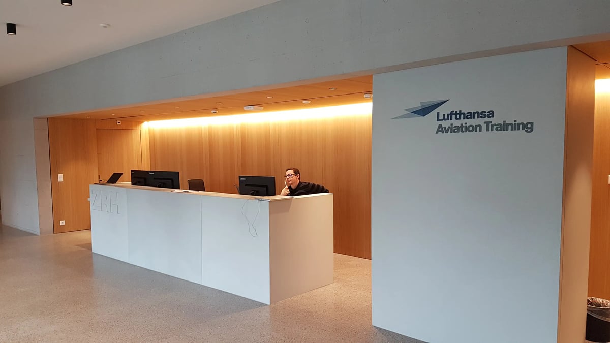 Lufthansa Aviation Training Zürich mit neuem Parkkonzept von Arivo ausgestattet