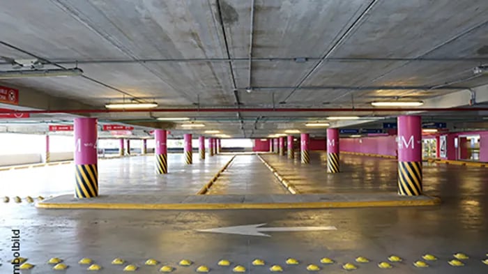 Der Parkraum der PBG ist mit dem modernen System von Arivo ausgestattet