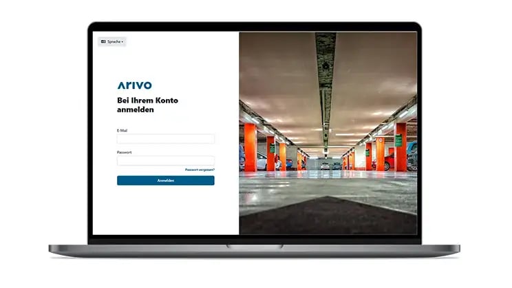 Arivo-Parking-Software_Login_(c) Arivo GmbH-1