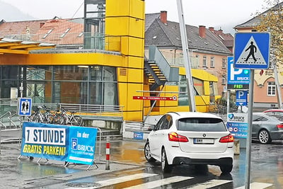Bruck a. d. Mur: Komfort Parken & Gratis-Stunde für mehr Frequenz in der Innenstadt