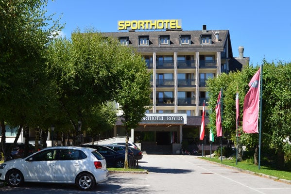 Arivo's parking system is in use at the Hotel Royer