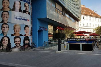 Die Steiermärkische Sparkasse nutzt für ihren Standort in Graz die Parking Software von Arivo 