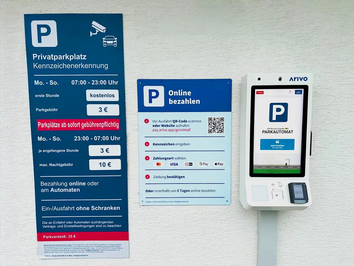 Arivo Cashless Payment Terminal im Einsatz bei der Geisskopfbahn in Deutschland