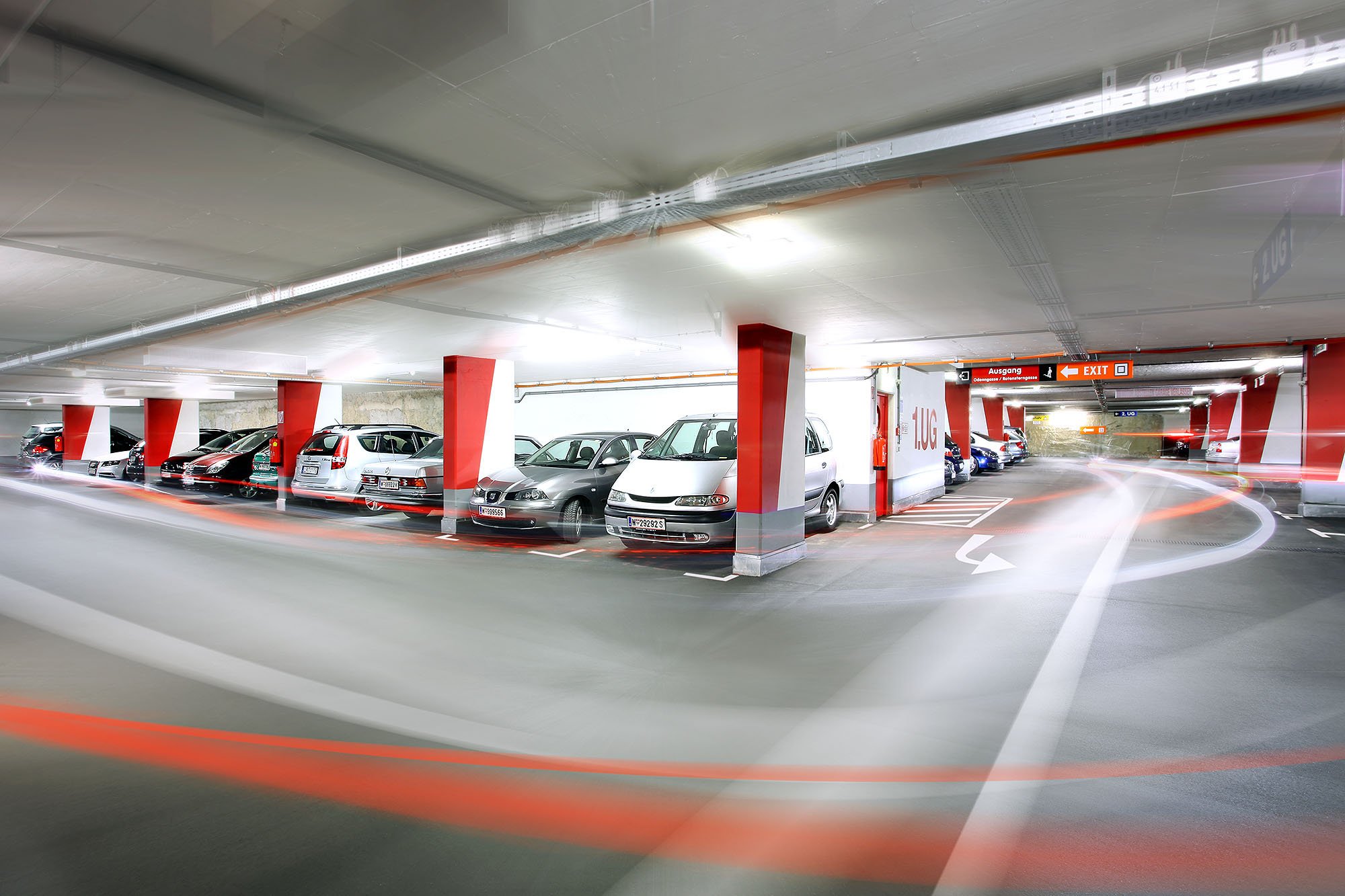 Die Parkgarage von Parken Plus wird mit dem Parksystem von Arivo betrieben