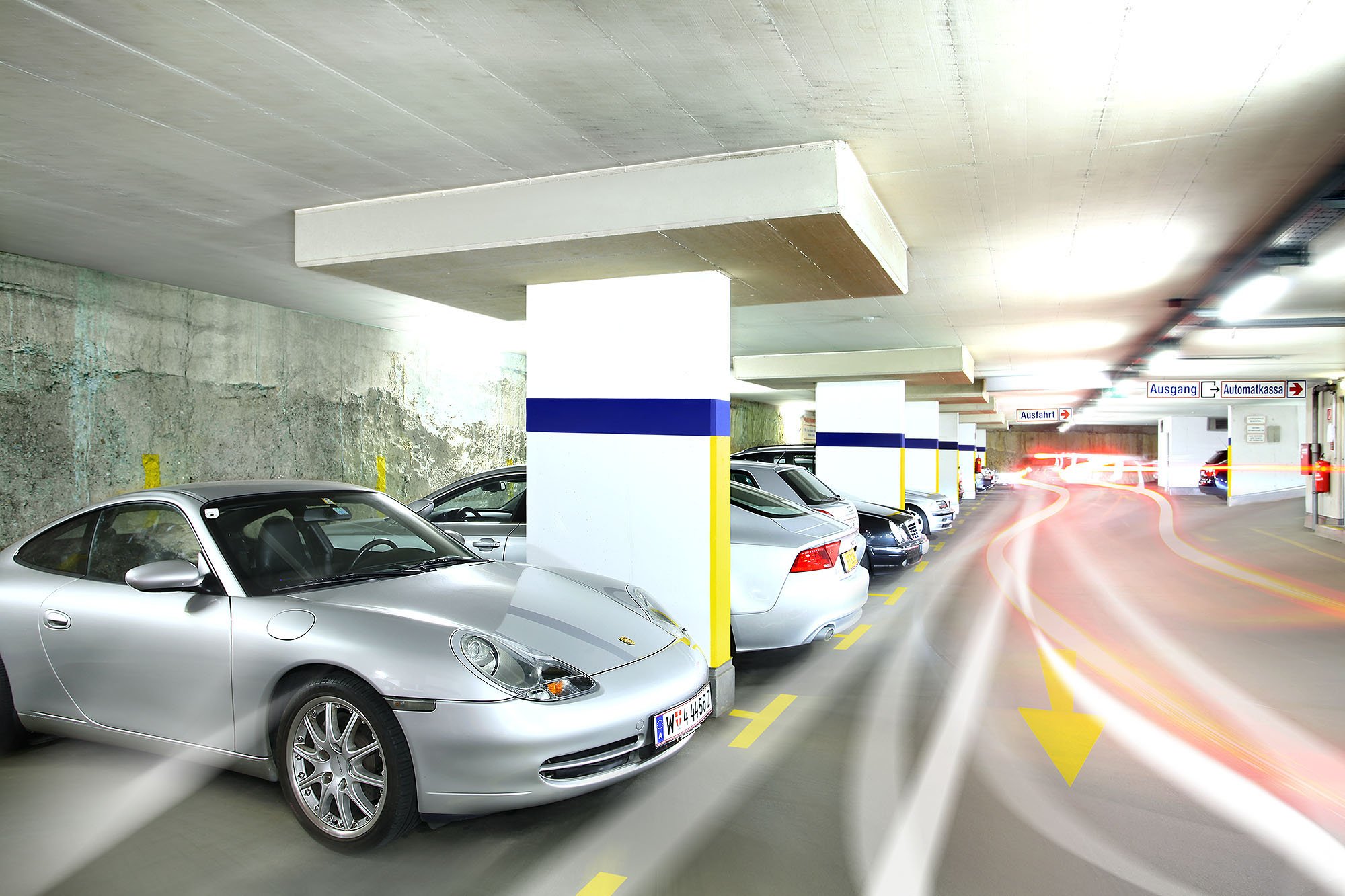 Die Parkgarage von Parken Plus wird mit dem Parksystem von Arivo betrieben