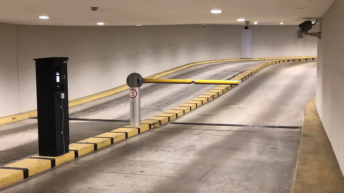 Arivo parking system in the Steiermärkische Sparkasse parking garage in Graz