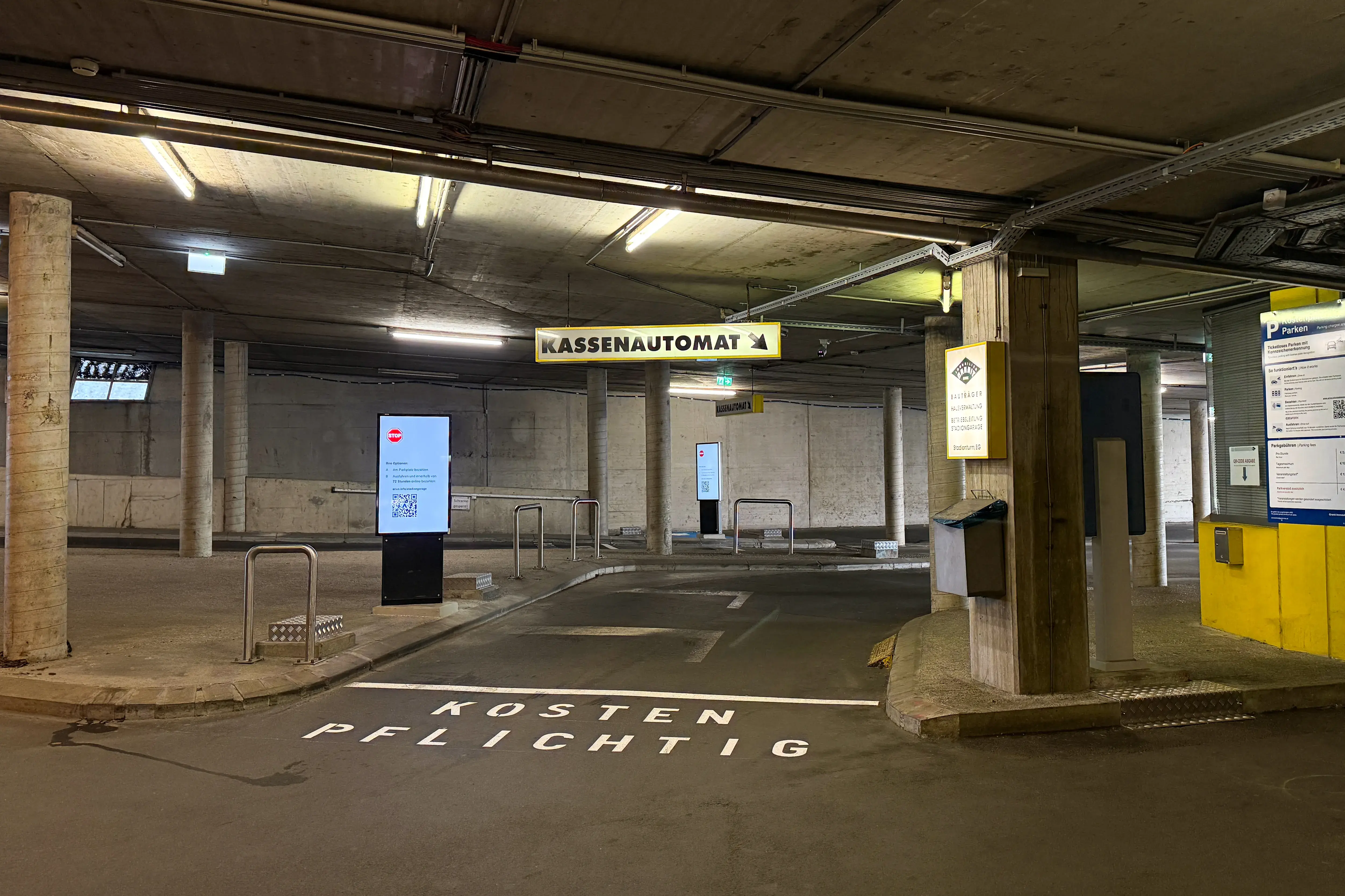 Arivo Parking System im Einsatz bei der Stadiongarage in Graz