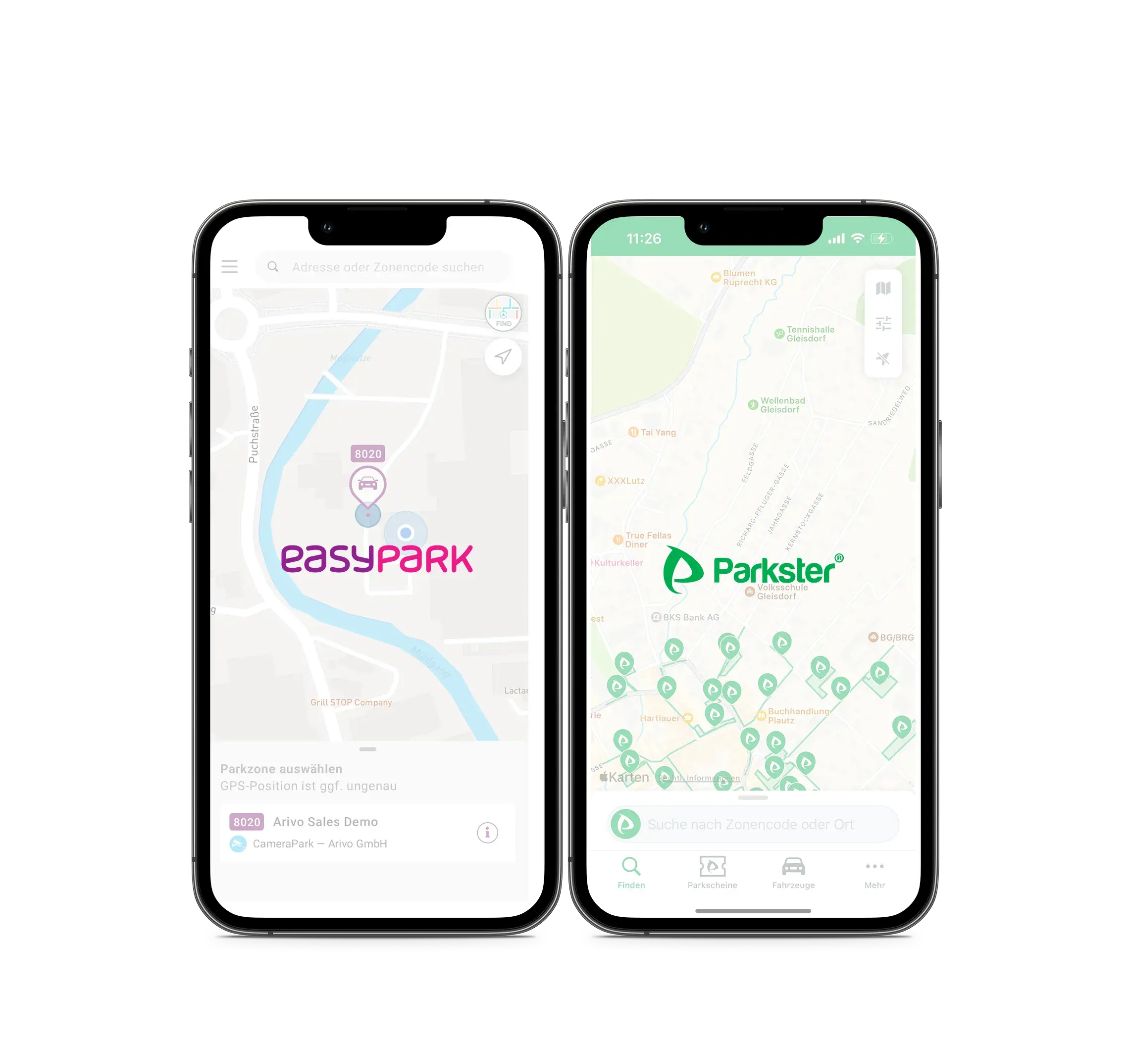 Parking Apps: Easypark und Parkster