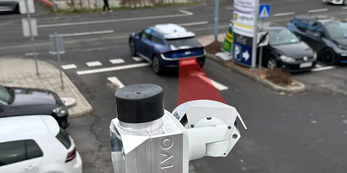 The Arivo license plate recognition in action at a freeflow car park