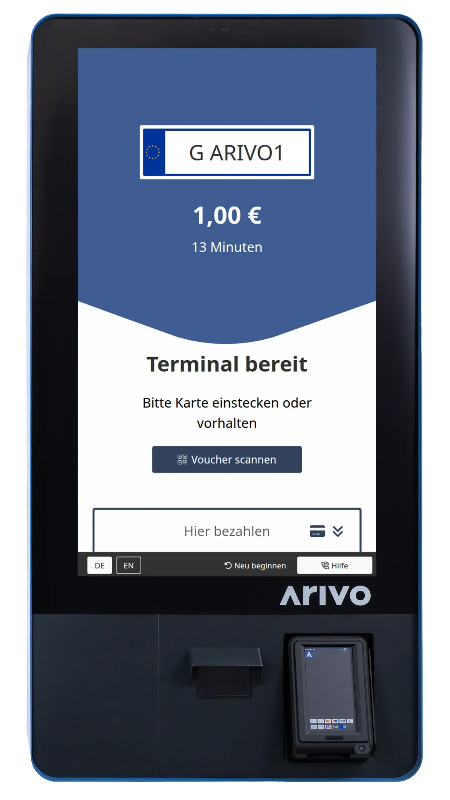 Arivo cashless payment process