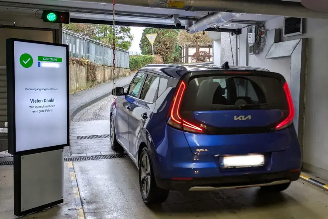 The Arivo Screen in use at the Wieherplatz car park
