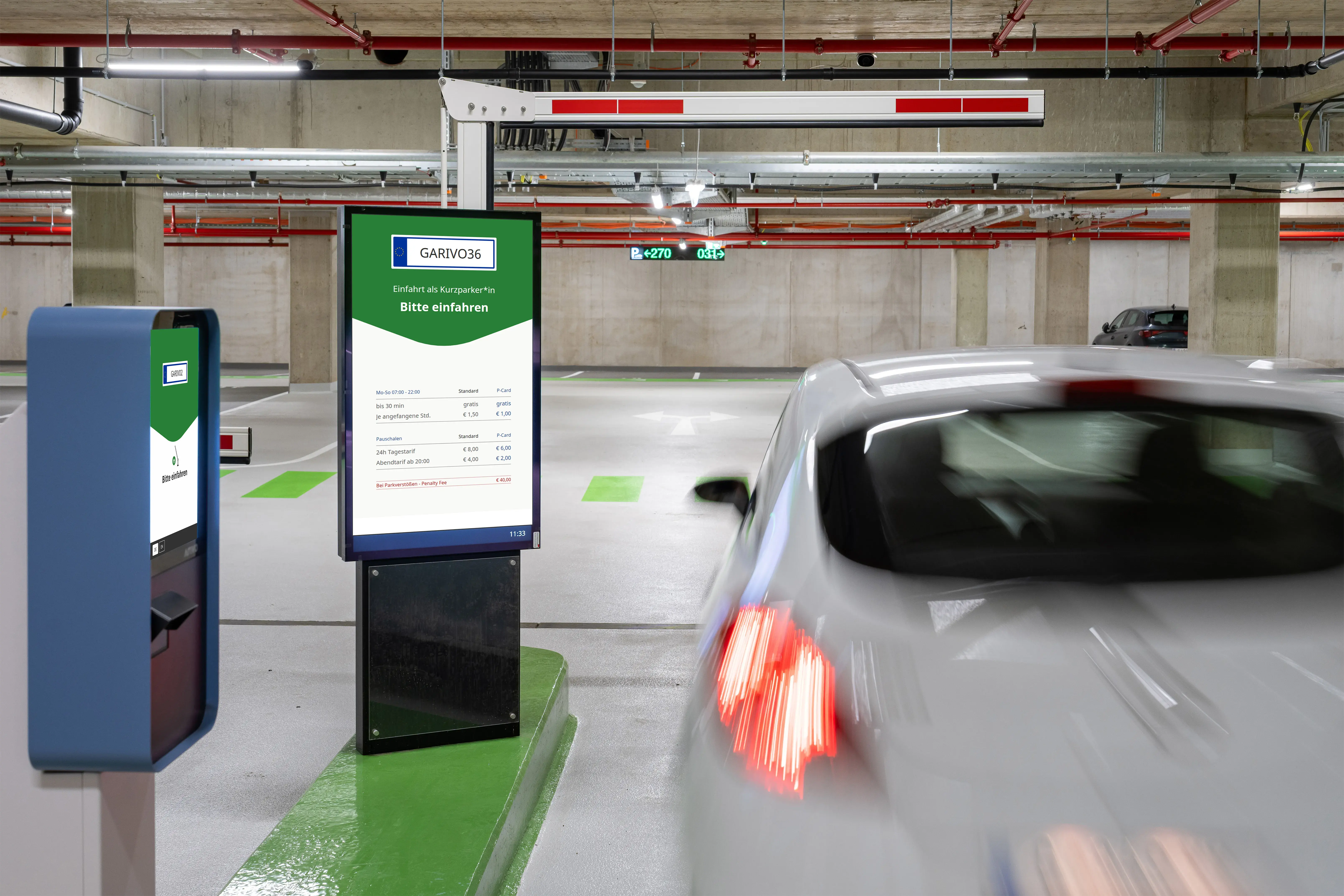 Beschranktes Arivo-System der Messegarage Graz